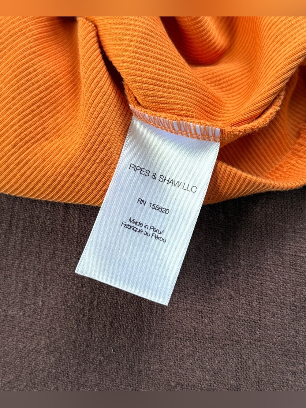 Veronica Beard Birke Scoop Neck Ribbed Tank Burnt Orange XS - Picture 6 of 11